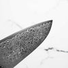 Hatsukokoro Ryuhyo SG2 Damascus Santoku 180mm -  Dark Maple
