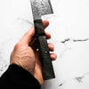 Hatsukokoro Ryuhyo SG2 Damascus Santoku 180mm -  Dark Maple