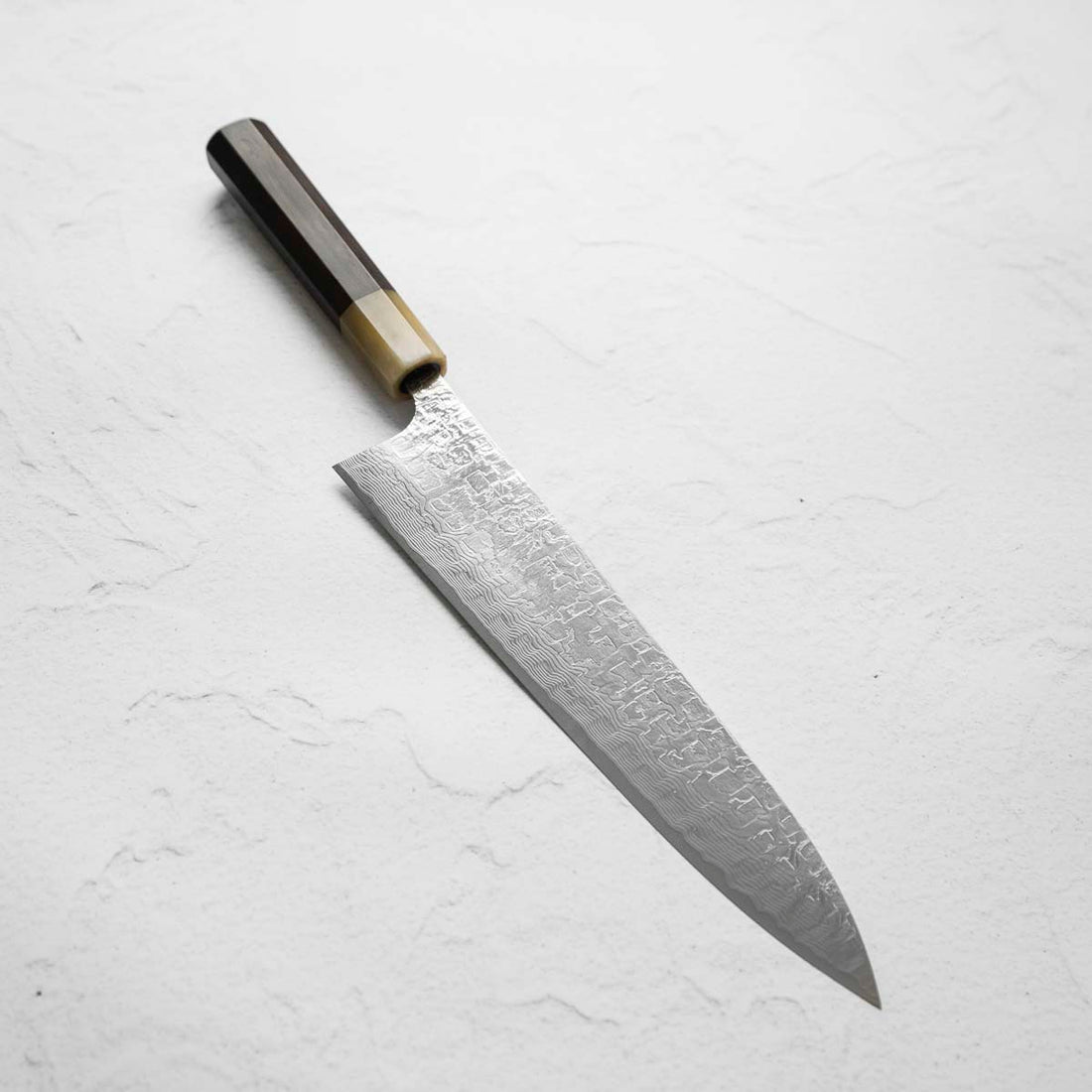 Takeshi Saji R2/SG2 Diamond Damascus Gyuto 240mm African Blackwood