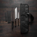 Senzo Black VG10 - 2 Knife Set with Porter Knife Bag
