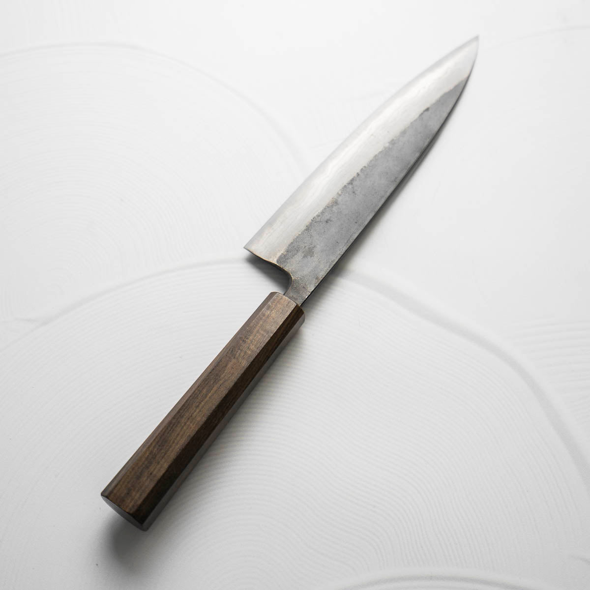 Hatsukokoro Kumokage Blue 2 Kurouchi Damascus Gyuto 210mm