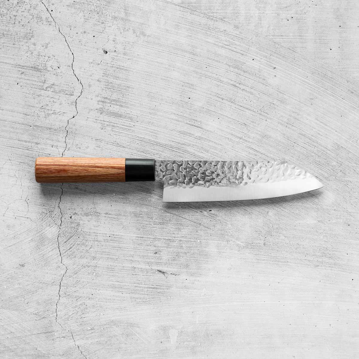 Ozawa Kiwami Santoku 170mm - handle detail