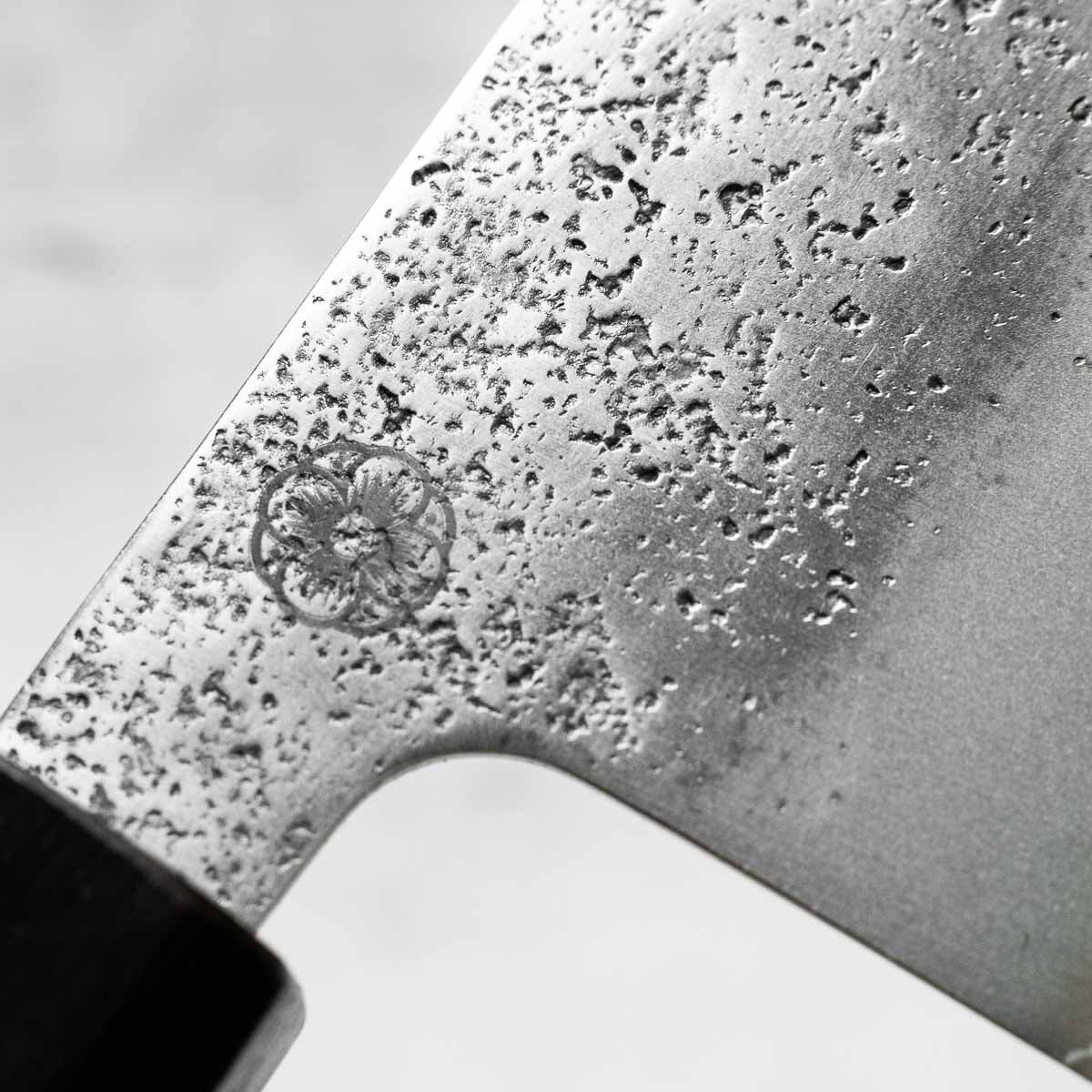 Hajimaru Ginsan Nashiji Tall Kiritsuke 210mm - Mono Bubinga