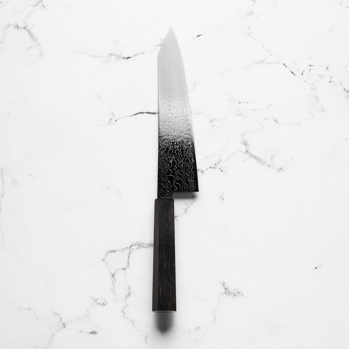 Hatsukokoro Ryuhyo SG2 Damascus Kiritsuke 240mm - Mono Ebony