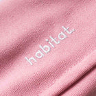 Habitat Canvas Knife Roll - 6 Slot - Pastel Pink With Enamel Pins