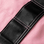 Habitat Canvas Knife Roll - 6 Slot - Pastel Pink With Enamel Pins