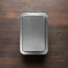 Stainless Yakumi Pan - 2 Compartments - angled view