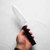 Nigara Hamono VG10 Tsuchime Damascus Santoku 180mm