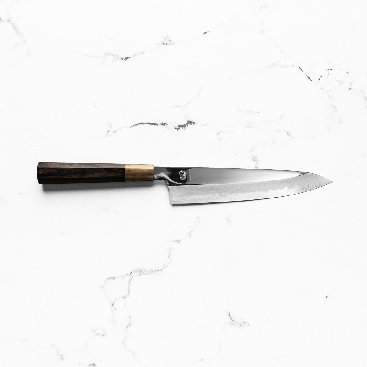 Sakai Kikumori "Choyo" Blue 1 Gyuto 210mm - Persimmon