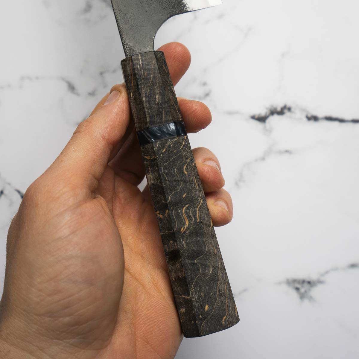 Kajibee "Seishin" White 2 Bunka 165mm - Dark Maple