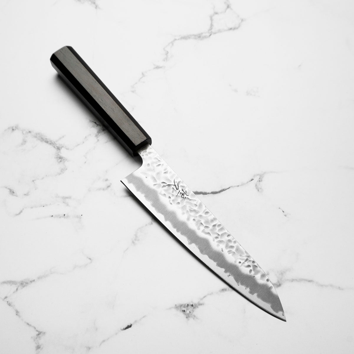 Tsunehisa White 2 SS Clad Tsuchime Gyuto 180mm - Ebony