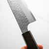 Nigara Hamono SG2 Migaki Tsuchime Bunka 180mm - Ebony