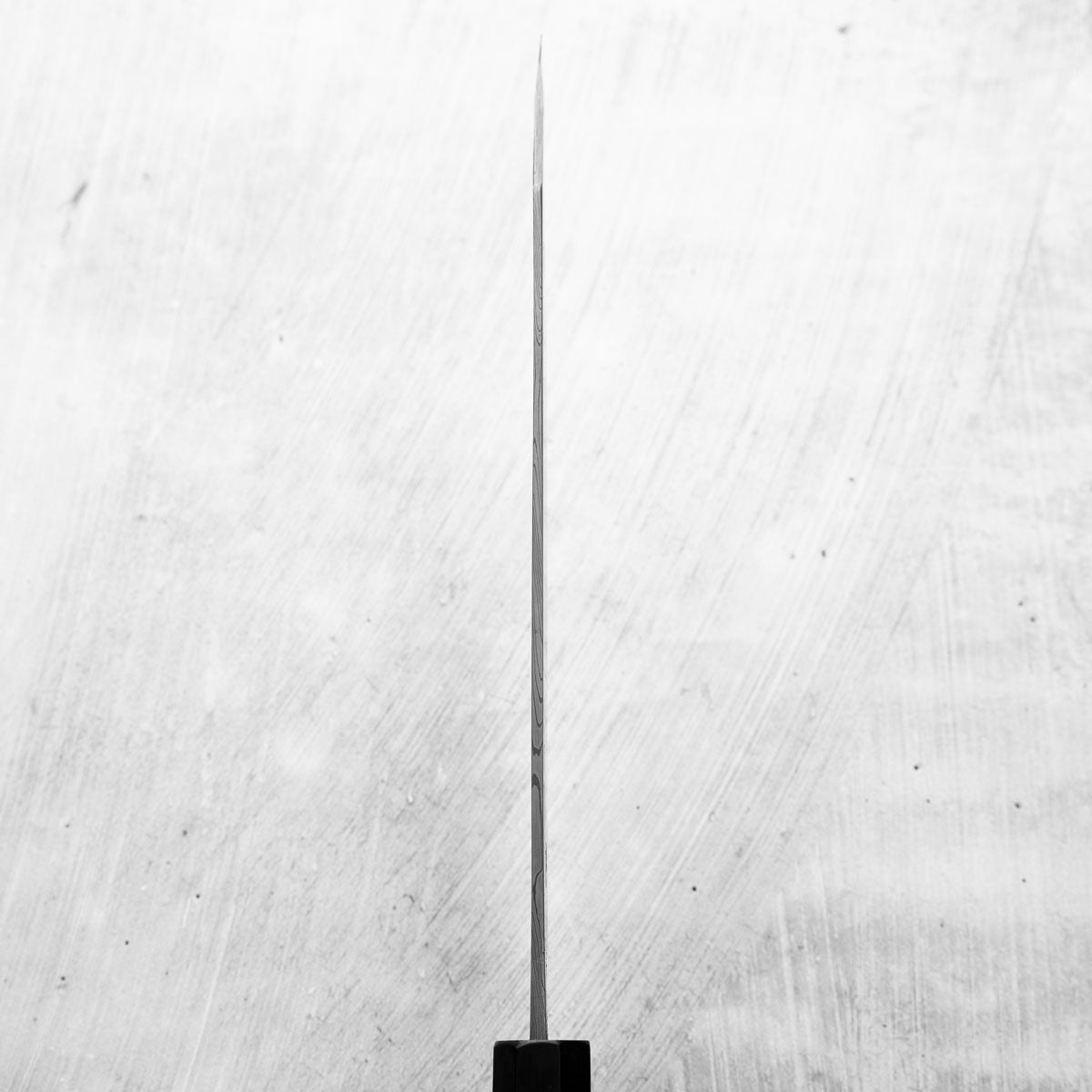 Miyazaki Kajiya Blue 2 Black Damascus Kiritsuke 210mm