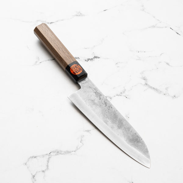 Shigeki Tanaka Ginsan Nashiji Santoku 165mm