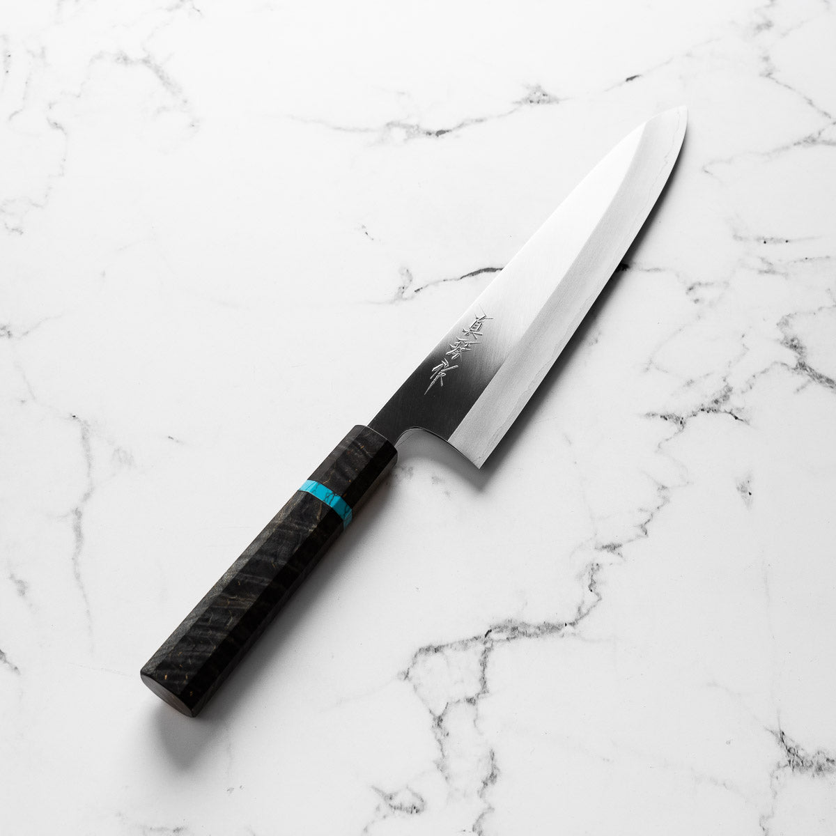 Tadokoro Hamono Ginsan Gyuto 240mm - Maple Turquoise
