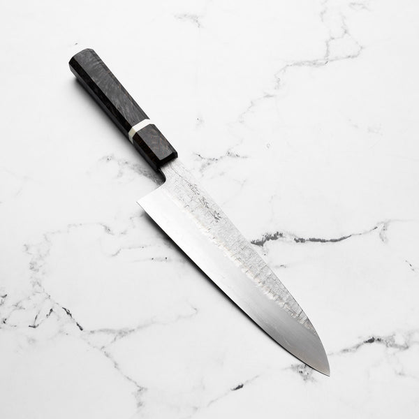 Satoshi Nakagawa Ginsan Tsuchime Gyuto 210mm - Maple