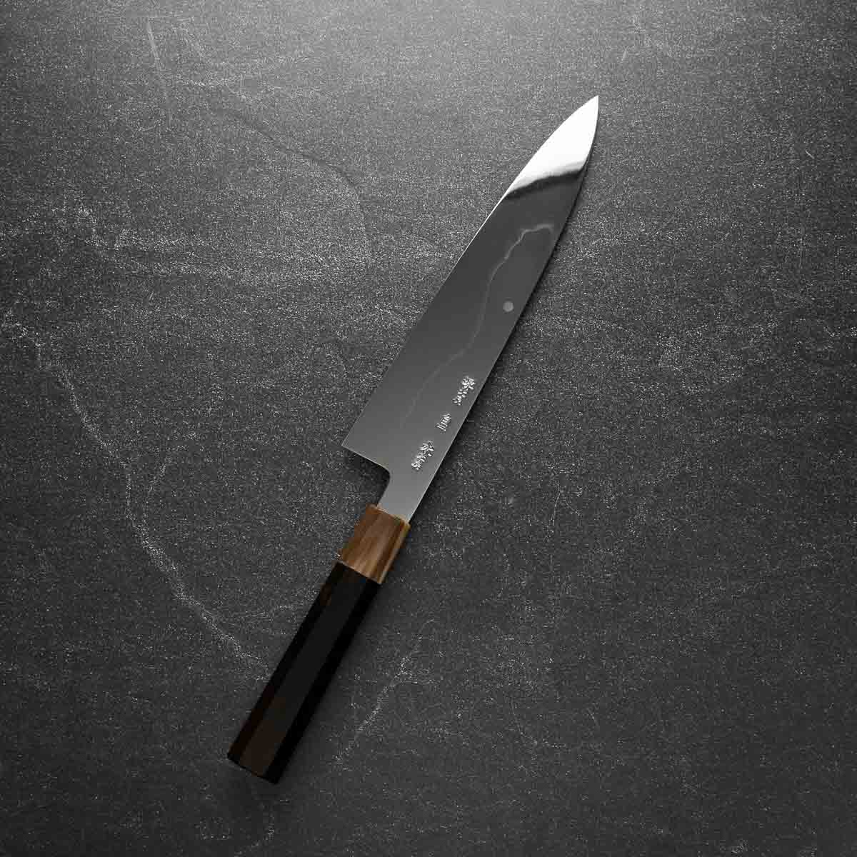Yoshikazu Ikeda White 1 Mirror Finished Honyaki Gyuto 240mm