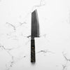 Mutsumi Hinoura Ajikataya White 2 SS Clad Bunka 165mm - Dark Maple