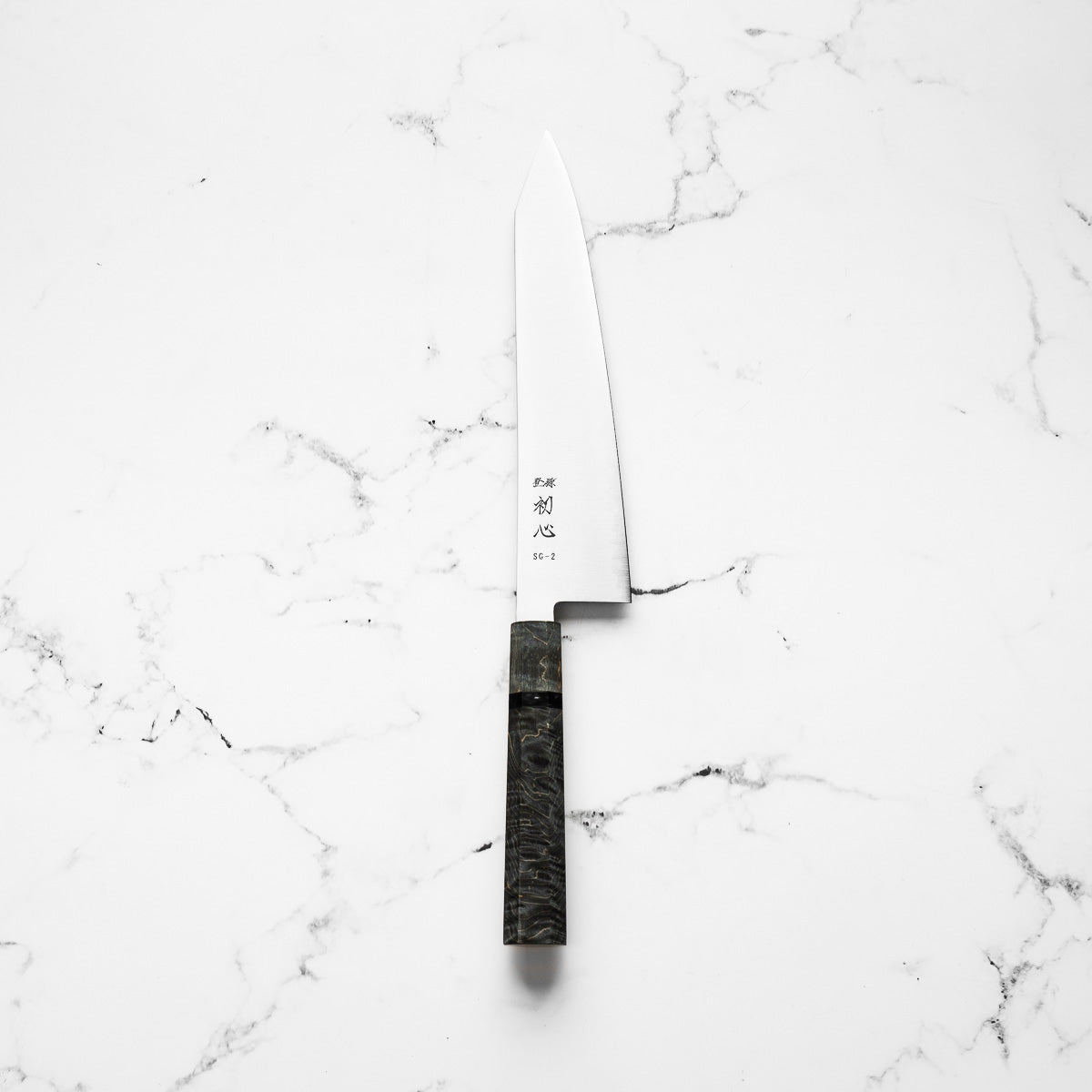 Hatsukokoro Hayabusa SG2 3 Layer Kiritsuke Gyuto 240mm - Dark Maple