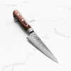 Tsunehisa VG10 Damascus Tsuchime Honesuki 150mm