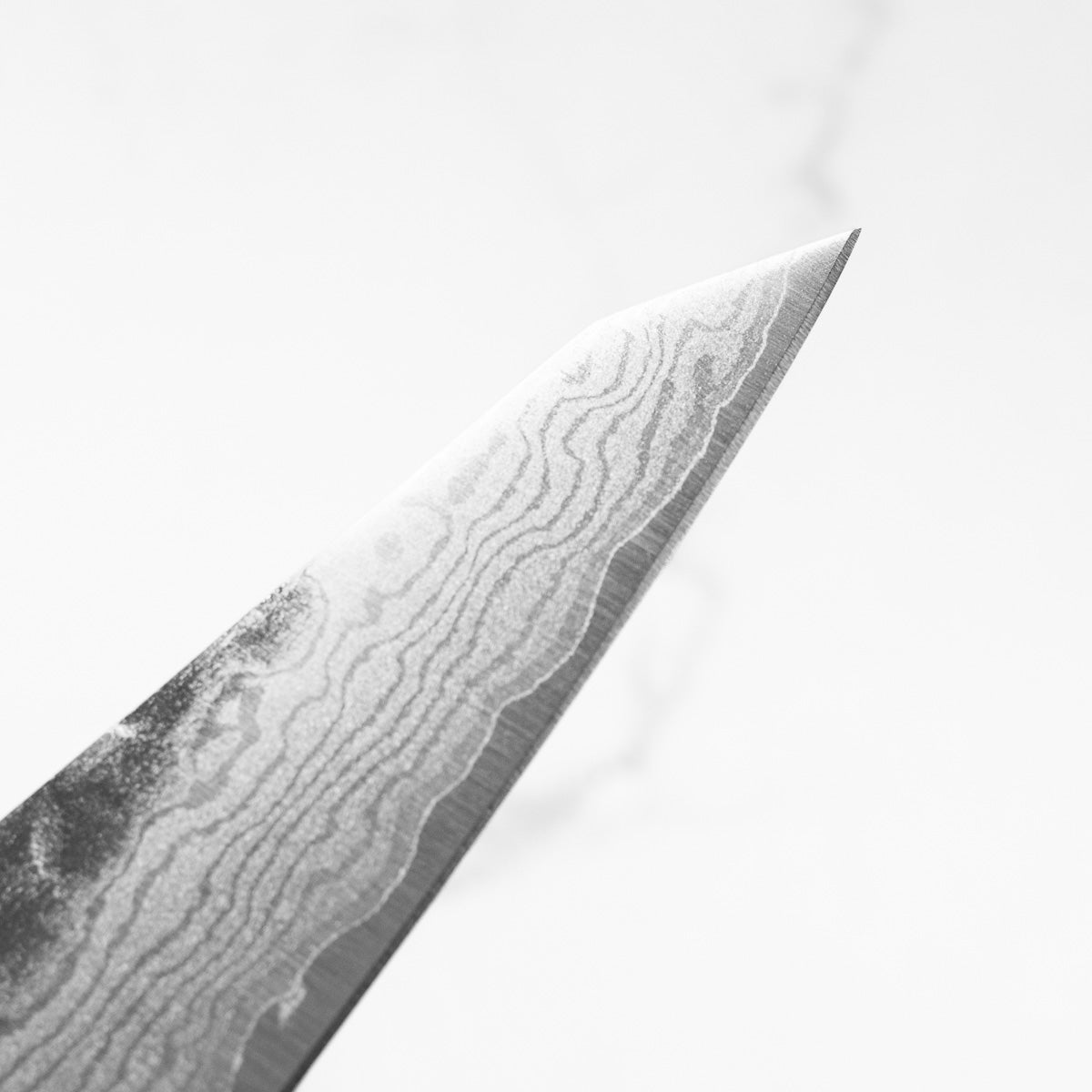 Tsunehisa VG10 Damascus Tsuchime Honesuki 150mm