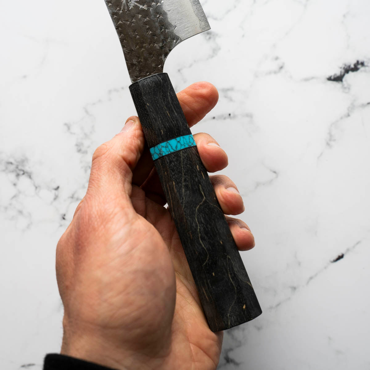 Yu Kurosaki AS Kokusen Ei Santoku 165mm - Maple Turquoise