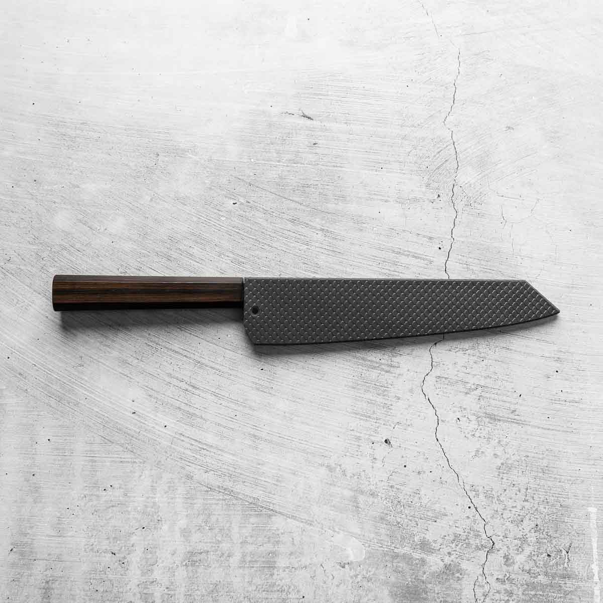 Hajimaru Ginsan Nashiji Kiritsuke Gyuto 205mm - Mono Bubinga