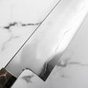 Tetsujin Hamono Ginsan Kasumi Gyuto 210mm - Dark Maple