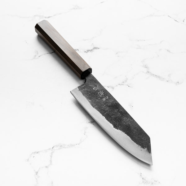 Hatsukokoro Kurogane Blue 2 Bunka 165mm - Mono Bubinga