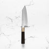 Nakagawa x Sakai Kikumori White 1 Mirror Finish SS Clad Bunka 180mm - Ebony and Blonde