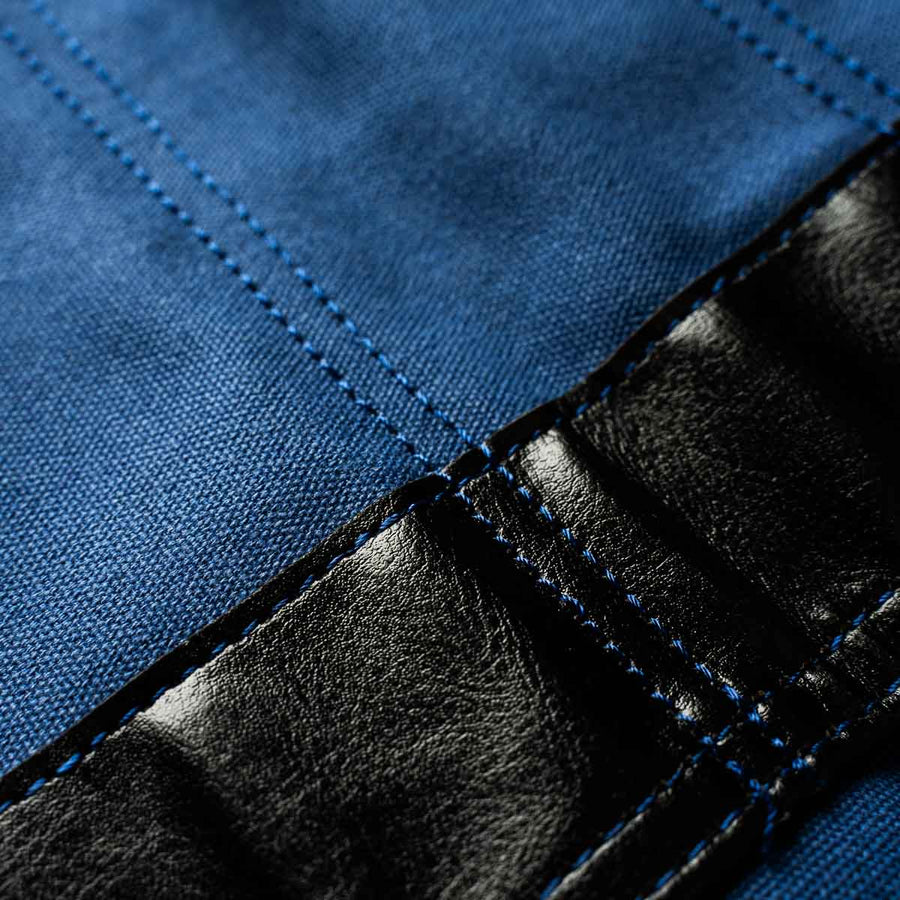 Habitat Canvas Knife Roll - 6 Slot - Blue