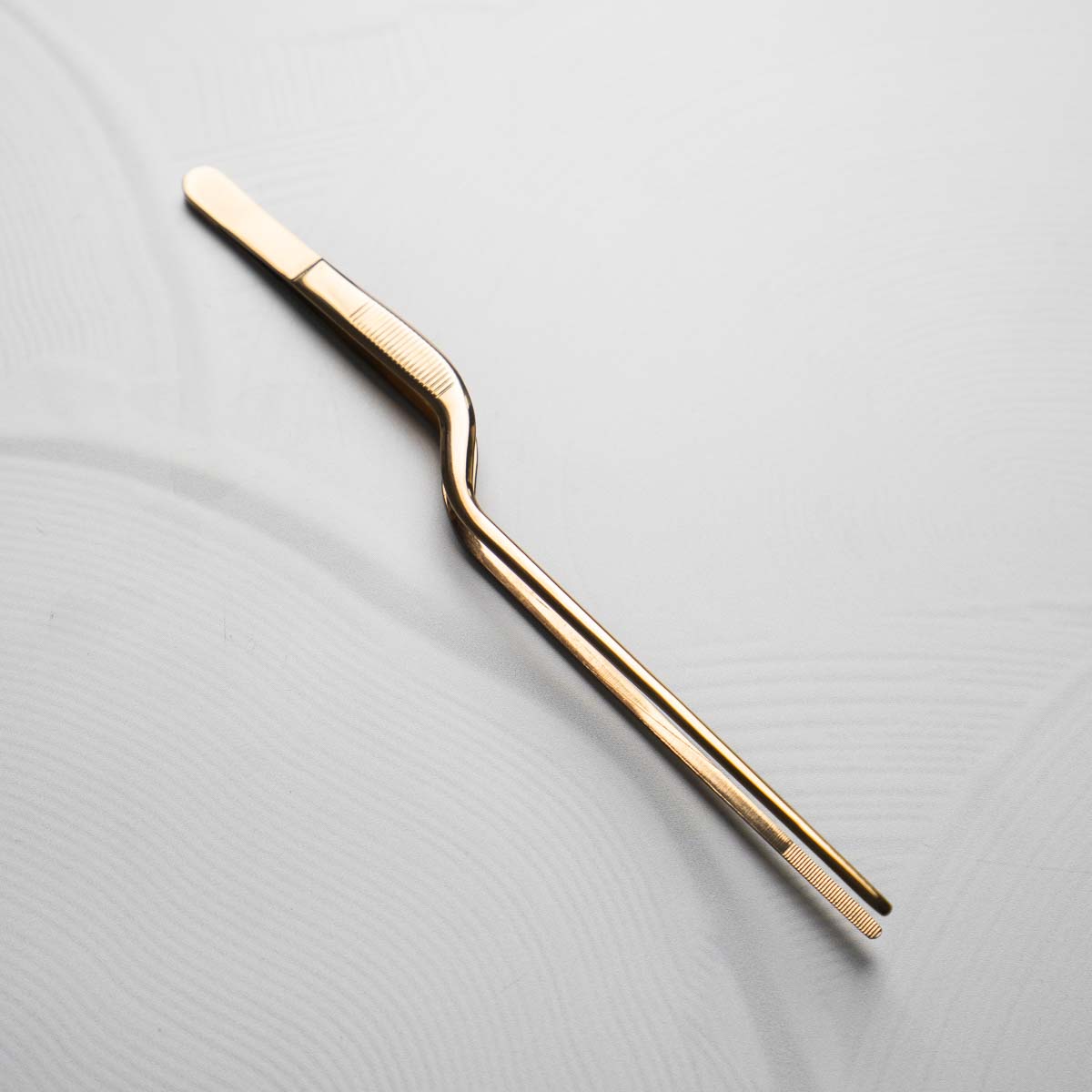 Offset Plating Tweezer 20cm - Copper