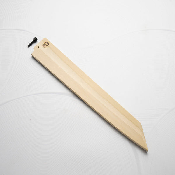 Custom Magnolia Saya - Kikuzuki Kasumi Kiritsuke Yanagiba 270mm