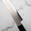 Hatsukokoro Hayabusa Blue 2 Rainbow Damascus Petty 150mm - Ebony