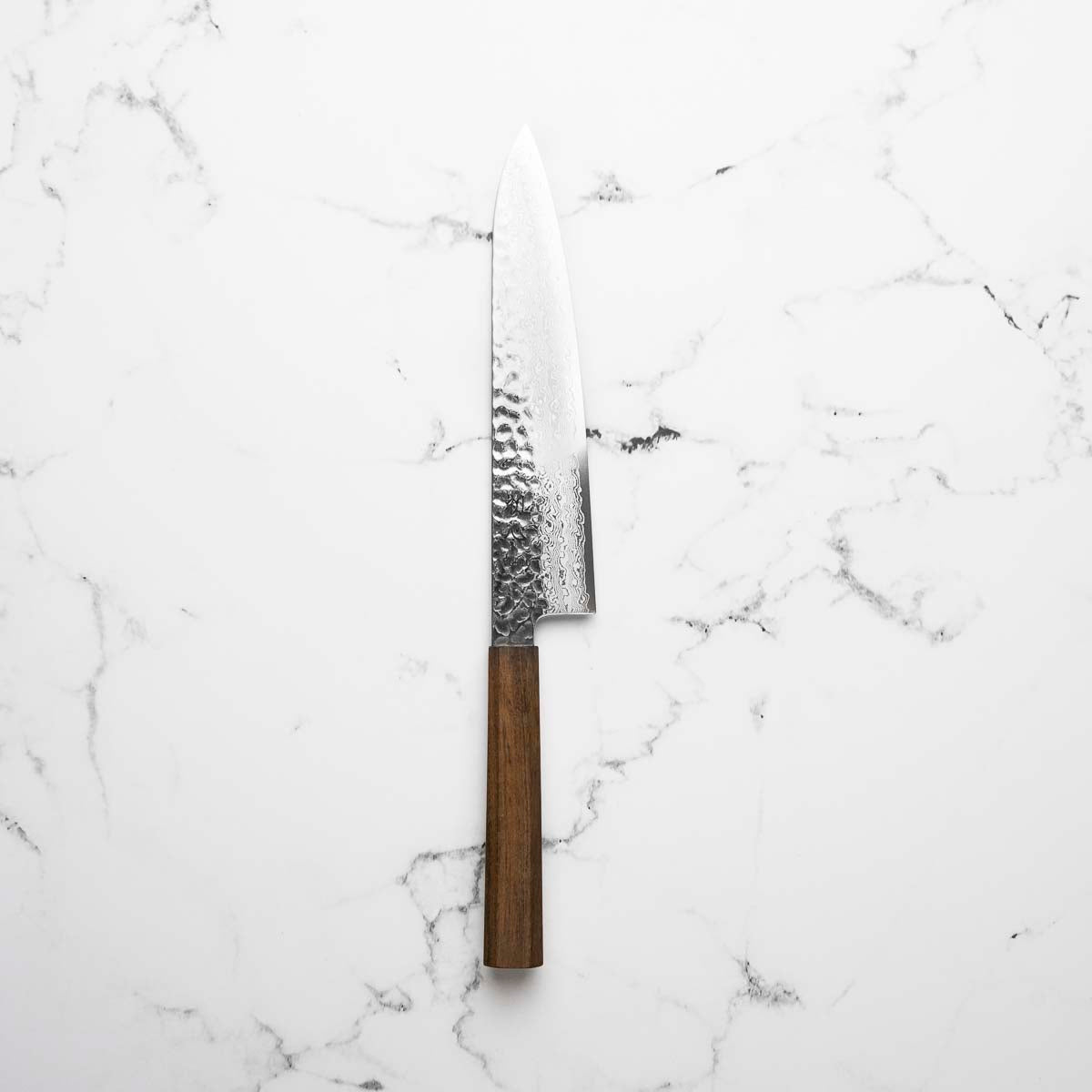 Hatsukokoro Hayabusa VG10 Damascus Tsuchime Gyuto 210mm
