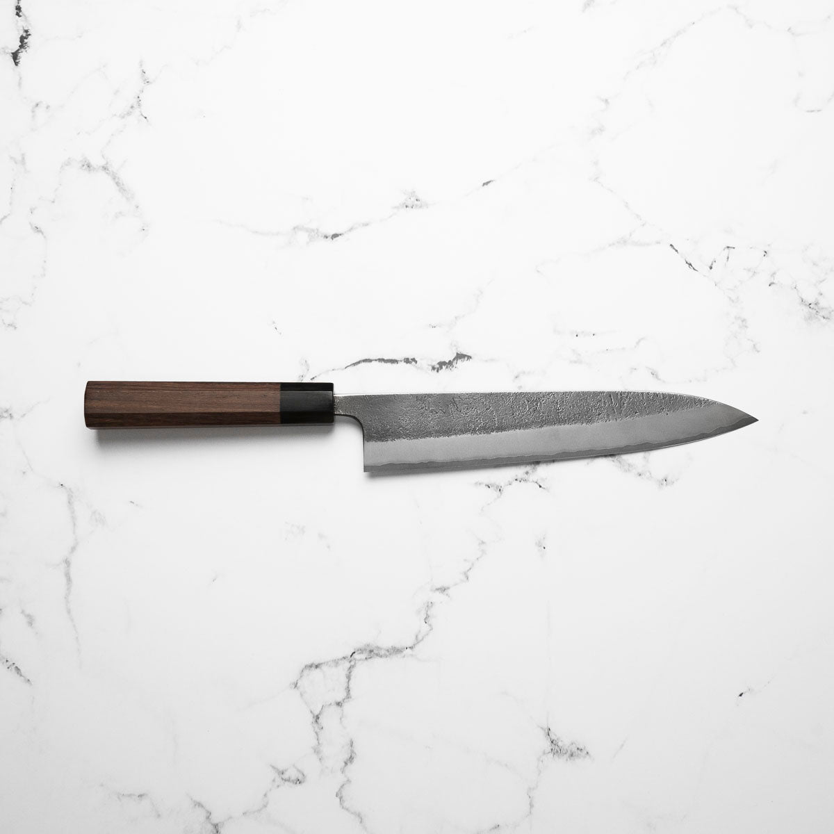 Wakui White 2 Stainless Clad Nashiji Gyuto 240mm
