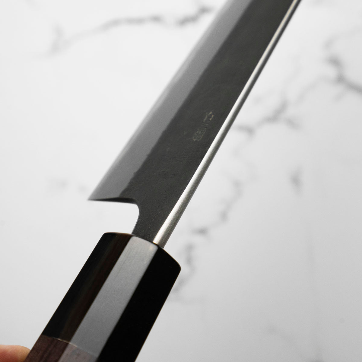 Wakui White 2 Stainless Clad Nashiji Gyuto 240mm