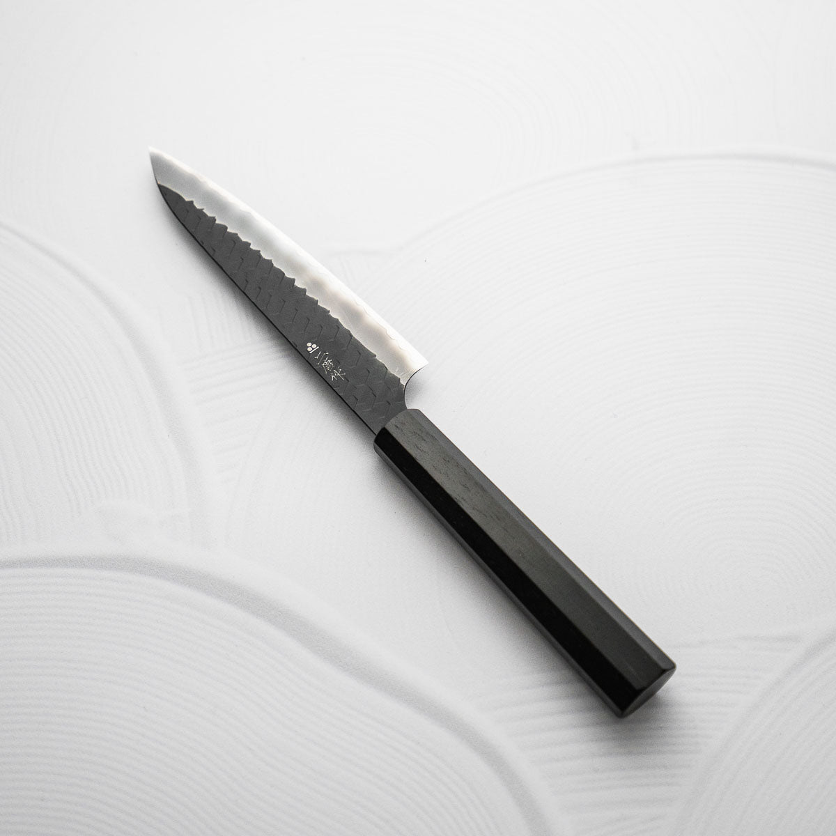 Nigara Hamono SG2 Kurouchi Tsuchime Petty 150mm - Ebony