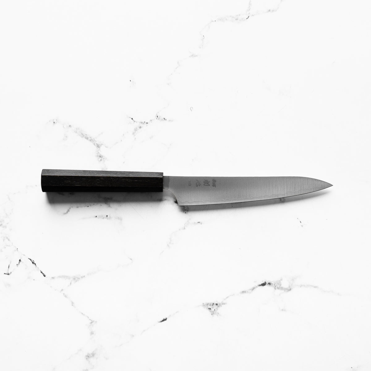 Hatsukokoro Hayabusa Blue Super Petty 150mm - Mono Ebony