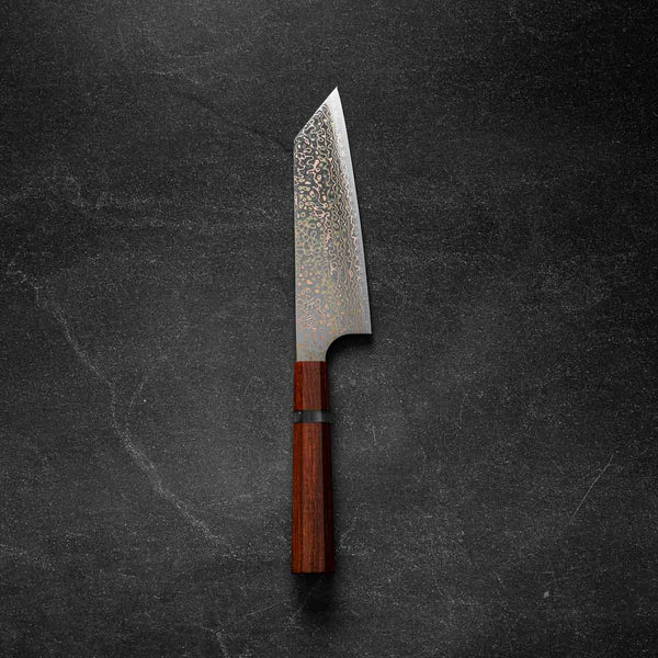 Seido "Niji" VG10W Rainbow Damascus Bunka 165mmm - Sandalwood