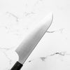 Hatsukokoro Hayabusa Blue Super Santoku 180mm - Dark Maple