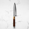 Tetsujin Hamono Ginsan Kasumi Gyuto 210mm - Siamese Rosewood & Blonde