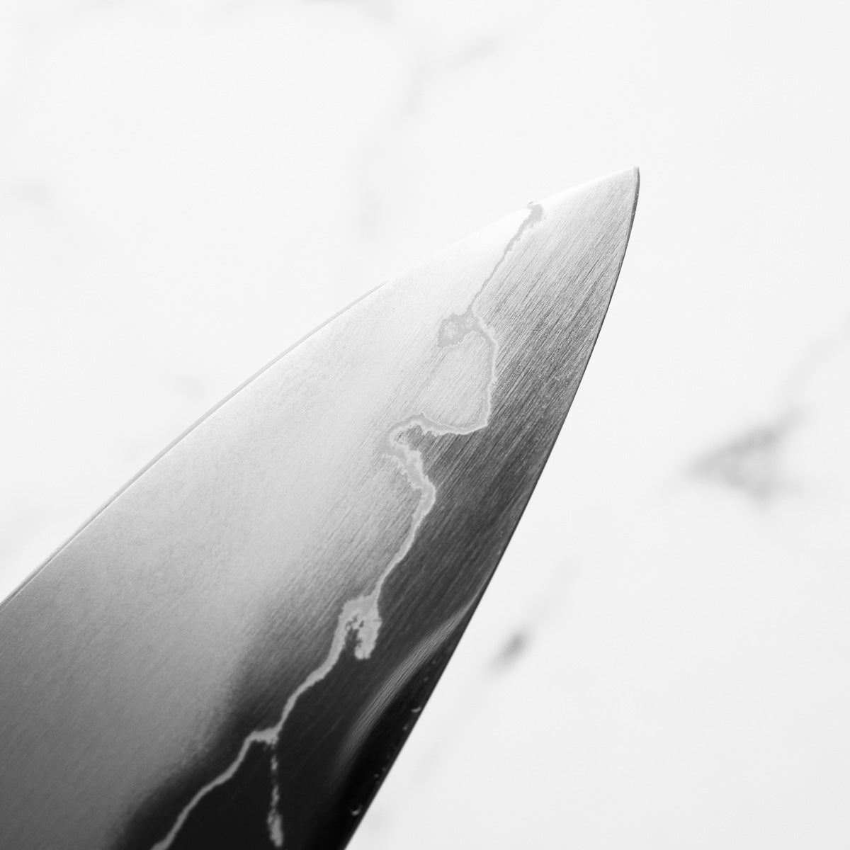 Tetsujin Hamono Ginsan Kasumi Gyuto 210mm - Siamese Rosewood & Blonde