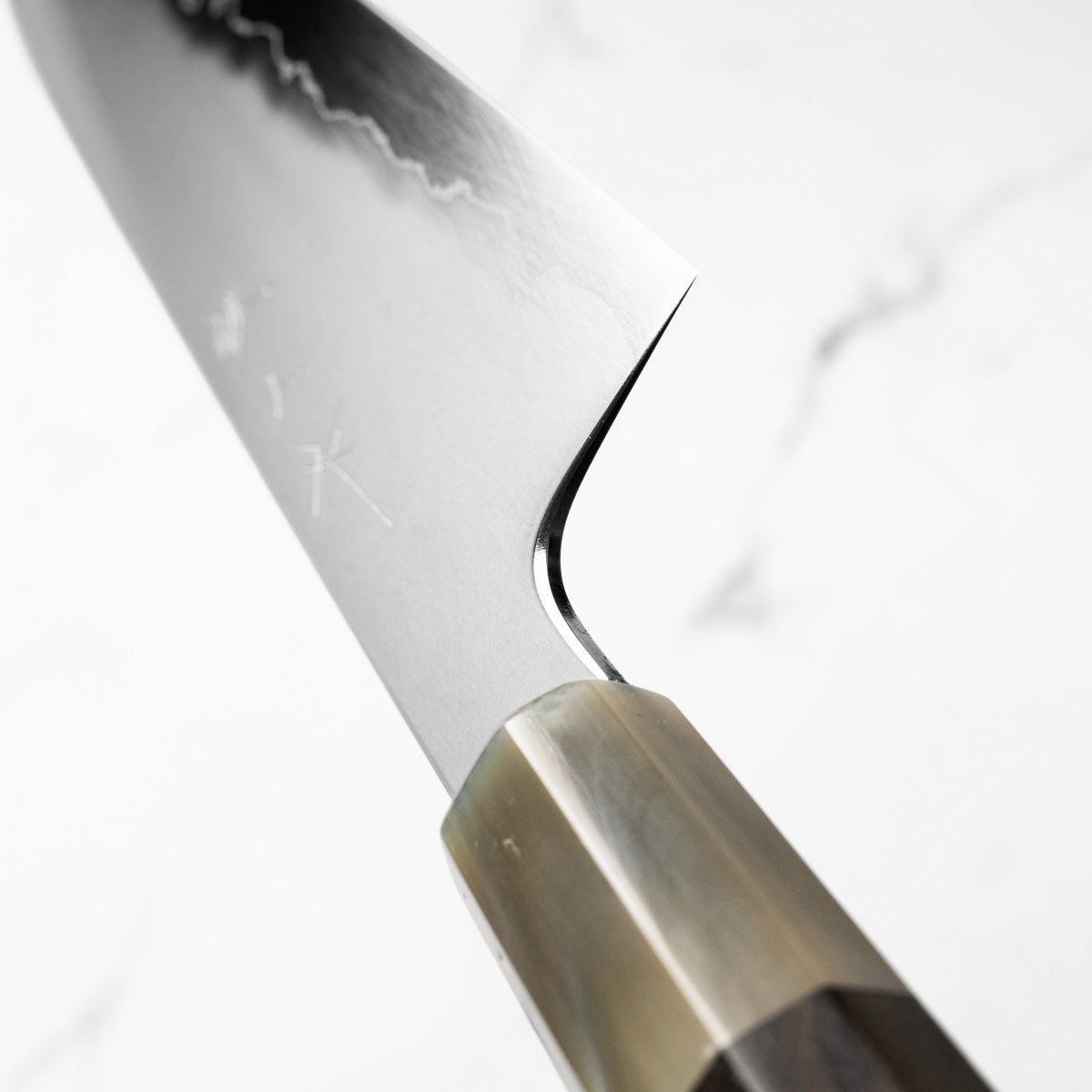 Tetsujin Hamono Ginsan Kasumi Gyuto 210mm - Persimmon