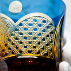 Kiyohide Glass Kobo Rock Glass Seiken Azure