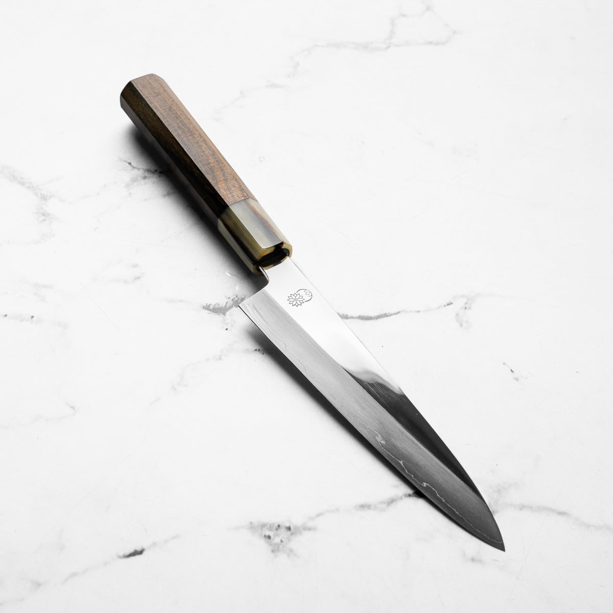 Sakai Kikumori "Choyo" Ginsan Petty 150mm - Persimmon