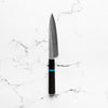 Satoshi Nakagawa Ginsan Tsuchime Petty 150mm - Ebony Turquoise