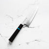 Satoshi Nakagawa Ginsan Tsuchime Bunka 180mm - Ebony Turquoise