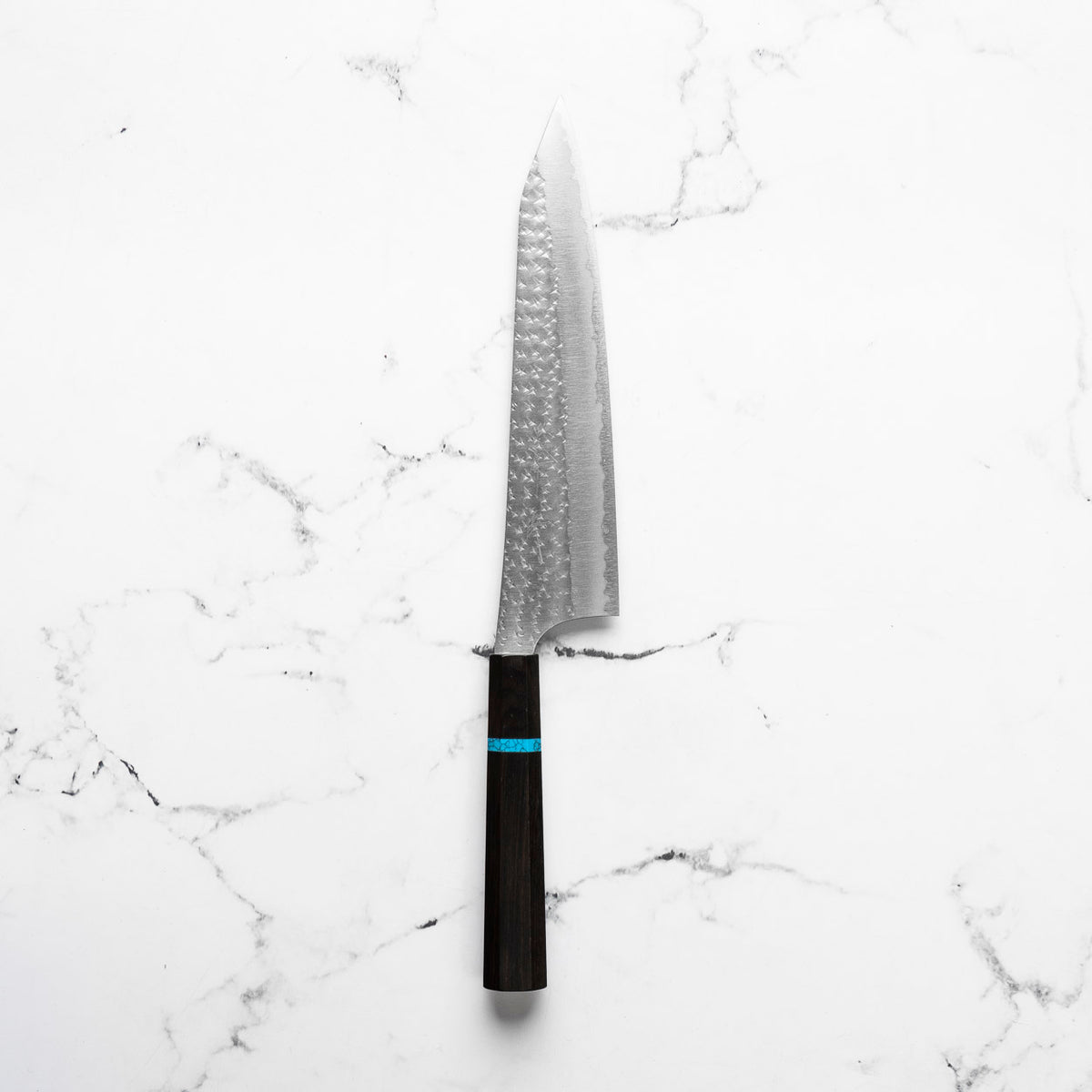 Yu Kurosaki AS Kokusen Ei Gyuto 210mm - Ebony Turquoise - view 6
