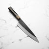Morihei Kyomitsu Blue 2 Kurouchi Gyuto 210mm - Ebony & Blonde
